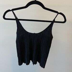 Black Free People Crop Top - Small